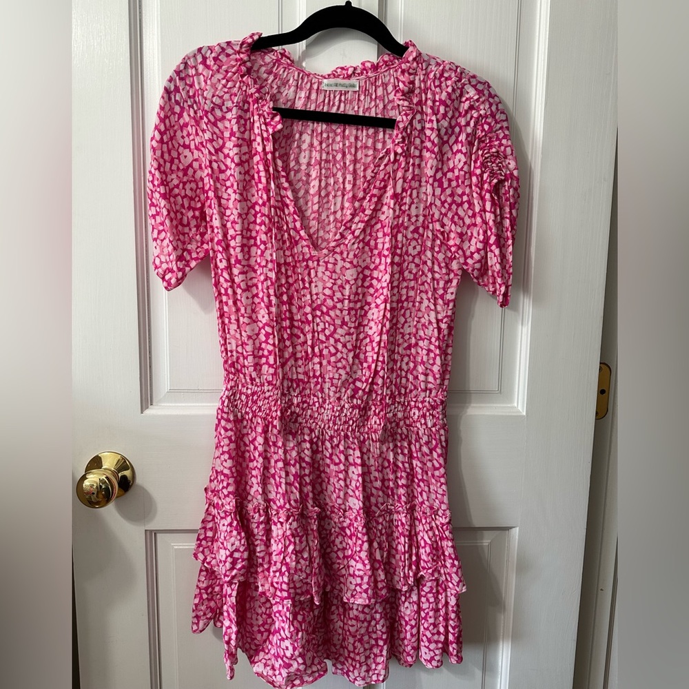 We’re all pretty girls pink pattern dress